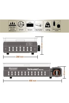 Orcamp CK-507 Dumansız Izgara Kamp Ocağı