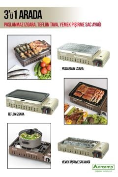 Orcamp CK-507 Dumansız Izgara Kamp Ocağı