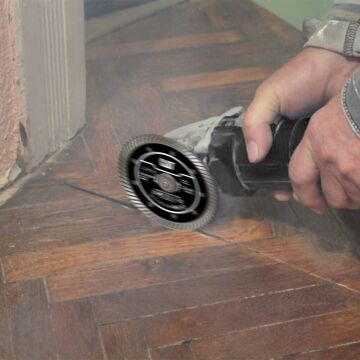 CAT DA09011 115mm Profesyonel Beton, Tuğla, Parke Taşı Elmas Kesme Diski (Turbo Kanallı Kenar)