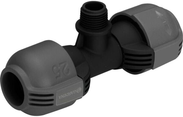 Gardena 02786-20 T-Parçası 25mm x 1/2 erkek diş
