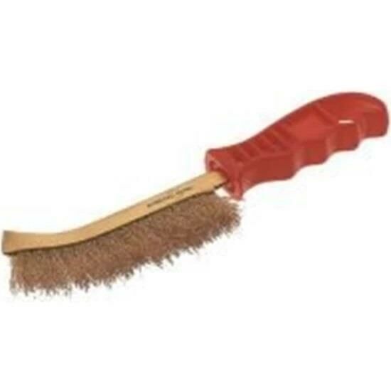 İzeltaş 270mm Kıvrık Uçlu Fırça Plastik Saplı
