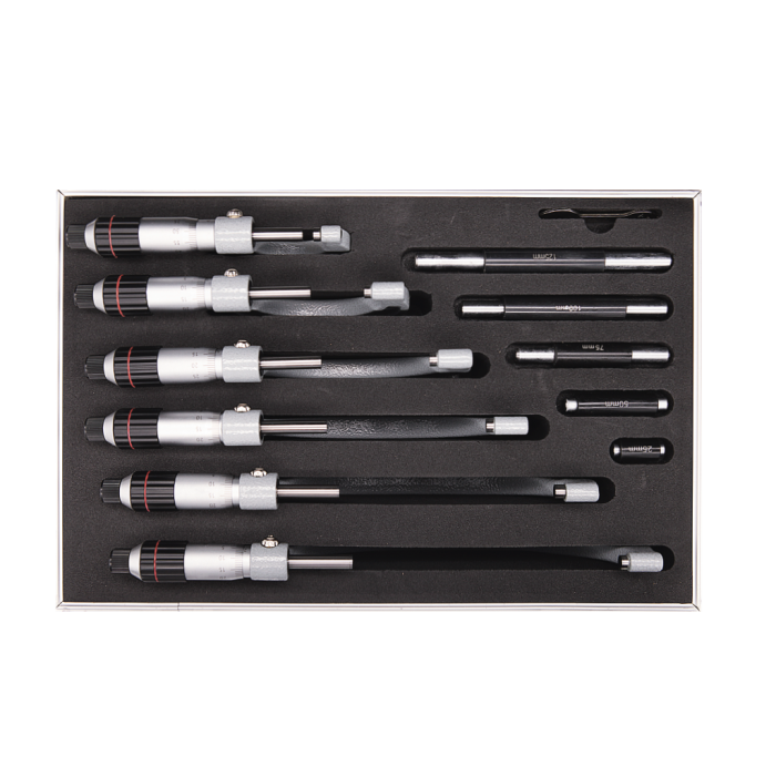 Werka Dış Çap Mikrometre Setleri 217-5402 serisi (Ölçü Seçeneklerine Bakınız)