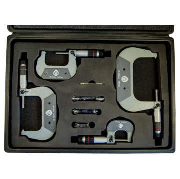 Werka Dış Çap Mikrometre Setleri 217-5402 serisi (Ölçü Seçeneklerine Bakınız)