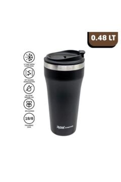 Rox Camping 0190 Kahve Termosu 0.48 Lt- Siyah