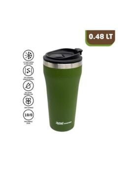 Rox Camping 0191 Kahve Termosu 0.48 Lt-Yeşil