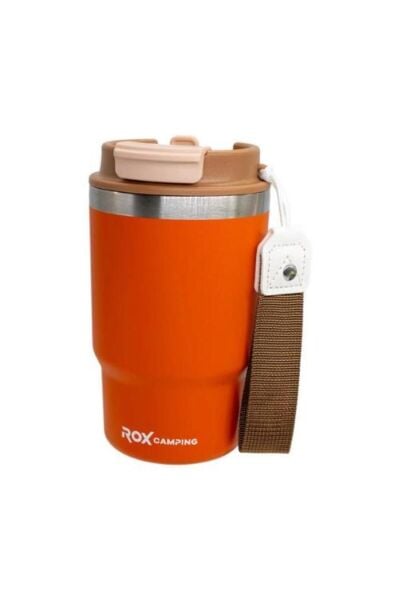 Rox Camping 0195 Pipetli Kahve Termosu 0.48 Lt - Turuncu