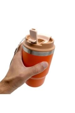 Rox Camping 0195 Pipetli Kahve Termosu 0.48 Lt - Turuncu