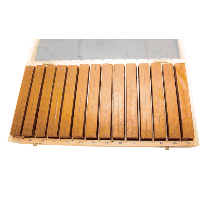 DWMeasuring DW7960 150 x 10 mm. 14 Çift Metrik Paralel Set