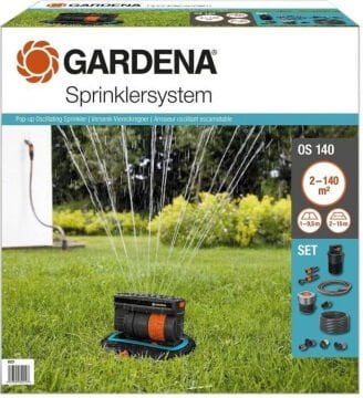 Gardena 08221-20 Komple Set - Pop-up Salınımlı Fıskiye
