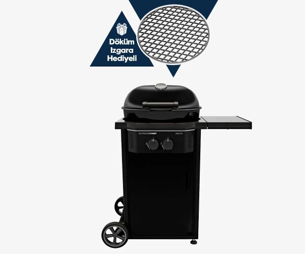 Aygaz Davos 570 G PRO Yeni Nesil Barbekü - Döküm Izgara Hediyeli