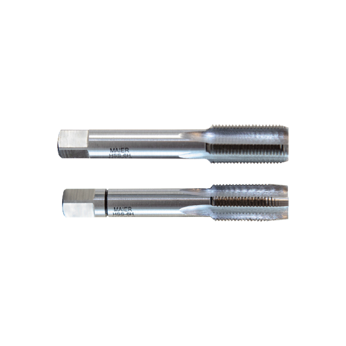 Maier DIN2181 Düz Kanal 2 Parçalı Takım -Metrik İnce Diş - HSS Makine Kılavuzları  (Ölçü Seçeneklerine Bakınız)