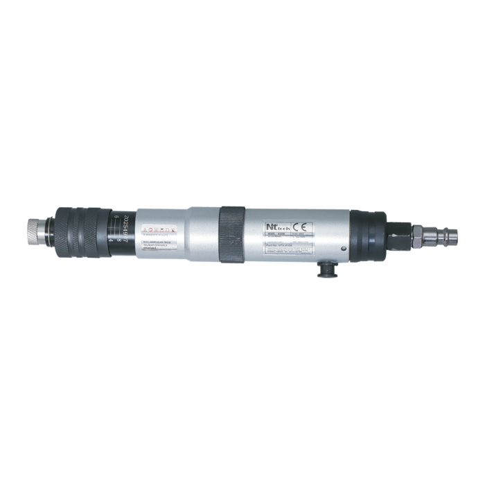 NTAirTools NTX-8106 M2 ... M6 2000RPM Shut-Off Havalı Düz Tornavida