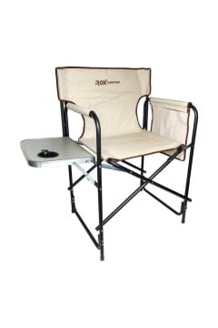 Rox Camping Fonksiyonel Sehbalı Kamp Sandalyesi -Bej