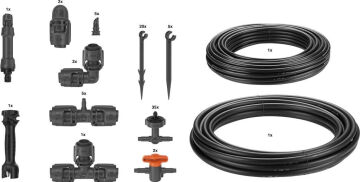 Gardena 13455-20 Mikro Damlama Sulama Yükseltilmiş Yatak/Yatak Seti (35 bitki)