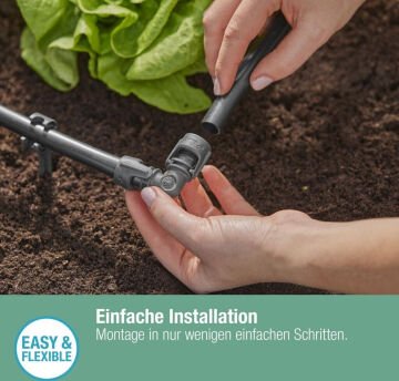 Gardena 13455-20 Mikro Damlama Sulama Yükseltilmiş Yatak/Yatak Seti (35 bitki)