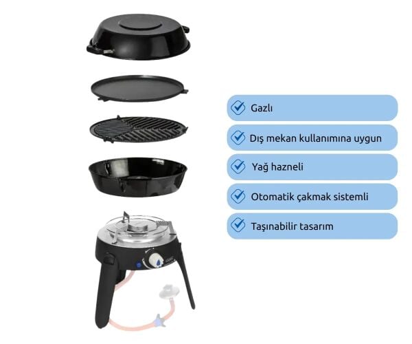 Cadac Safari Chef 30 LP Barbekü Tüplü