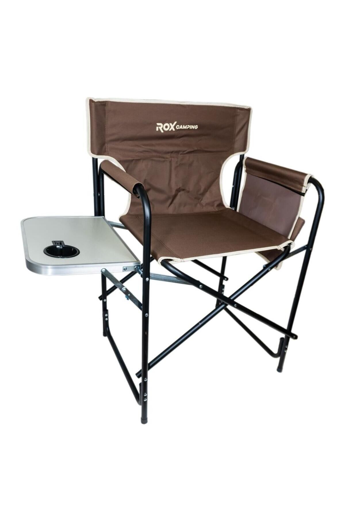Rox Camping Fonksiyonel Sehpalı Kamp Sandalyesi - Kahverengi