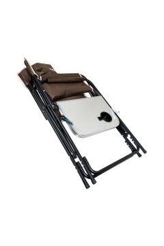 Rox Camping Fonksiyonel Sehpalı Kamp Sandalyesi - Kahverengi