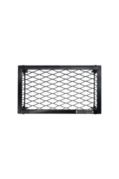 Rox Ayaklı Kamp Izgarası Large, Şık ve Pratik Ateş Üstü Mangal, Siyah