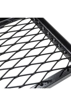 Rox Ayaklı Kamp Izgarası Large, Şık ve Pratik Ateş Üstü Mangal, Siyah