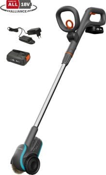 Gardena 14820-20   Akülü Yabani Ot Fırçası EasyWeed 1800/18V P4A Kullanıma Hazır Set