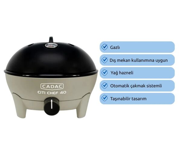 Aygaz Cadac Citi Chef 40 Barbekü - Yeşil
