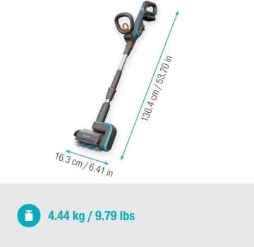 Gardena 14841-20 Akülü Çoklu Temizleyici AquaBrush Veranda 03/18V P4A Kullanıma Hazır Set