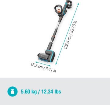Gardena 14842-20 Akülü Çoklu Temizleyici AquaBrush Evrensel 04/18V P4A Kullanıma Hazır Set