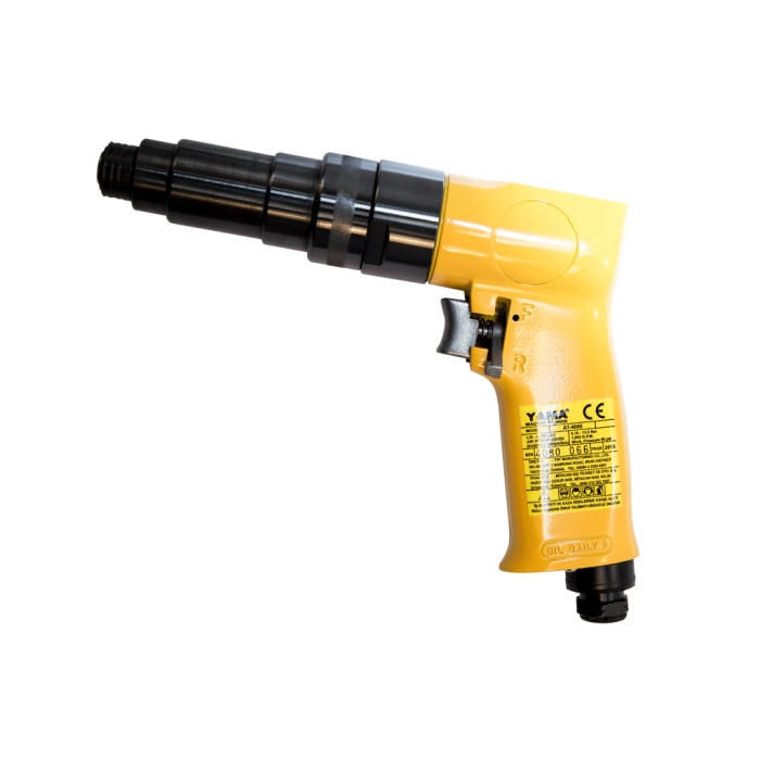 Yama AT-4080 6 mm. 1800 RPM Kabzalı Tip Havalı Tornavida