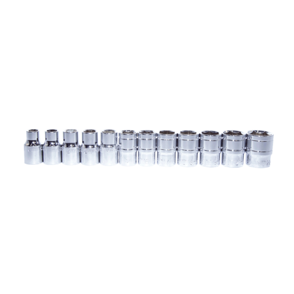 NT Tools NCSET73 12 Parça 1/2'' Altı Köşe CR-V Lokma Seti