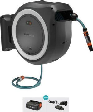 Gardena 18642-20     Duvara Monte Hortum Kutusu PowerRoll XL kullanıma hazır set 35m