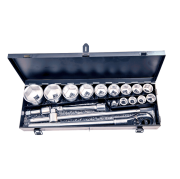 NT Tools NCSET34 19 Parça 3/4'' Altı Köşe CR-V Lokma Seti