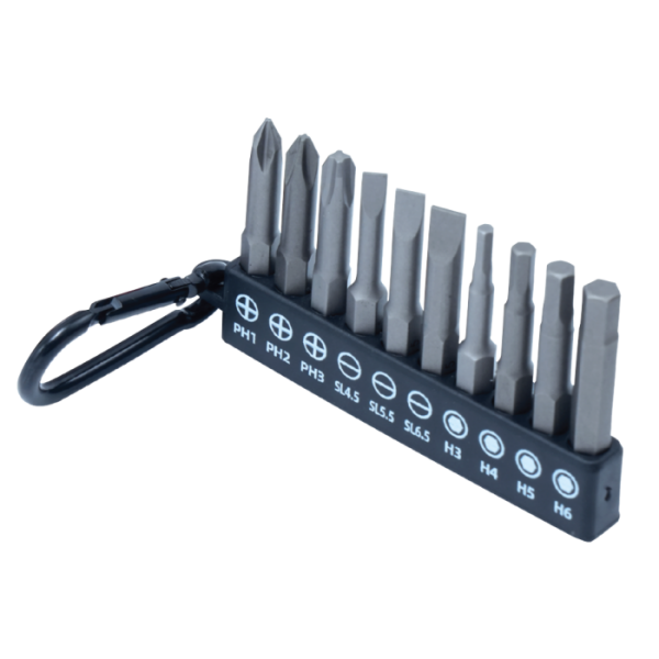 NTProbits 10 Parça 50mm S2 Manyetik Bits Seti - A Grubu PRBZ050SET10A