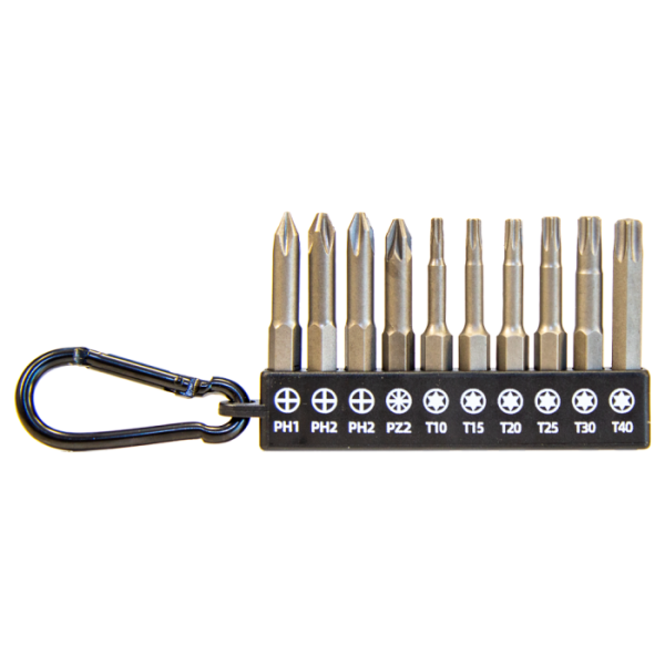 NTProbits 10 Parça 50mm S2 Manyetik Bits Seti - B Grubu PRBZ050SET10B