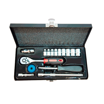 NT Tools NCSET114 16 Parça 1/4'' Altı Köşe CR-V Lokma Seti