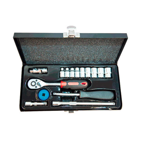 NT Tools NCSET114 16 Parça 1/4'' Altı Köşe CR-V Lokma Seti