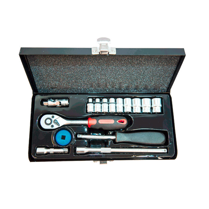NT Tools NCSET114 16 Parça 1/4'' Altı Köşe CR-V Lokma Seti