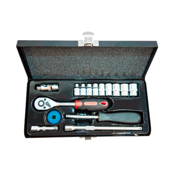 NT Tools NCSET114 16 Parça 1/4'' Altı Köşe CR-V Lokma Seti