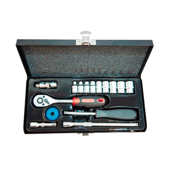 NT Tools NCSET114 16 Parça 1/4'' Altı Köşe CR-V Lokma Seti