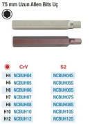 NT Tools Allen Uçlu Uzun Bits Uçlar (Ölçü Seçeneklerine Bakınız)