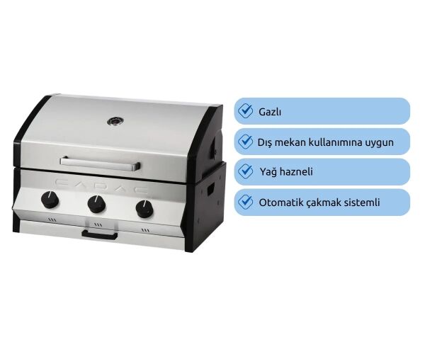Aygaz Cadac Meridian 3B Ankastre Gazlı Barbekü