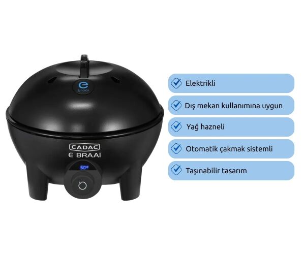 Aygaz Cadac Ebraai 40 Elektrikli Barbekü