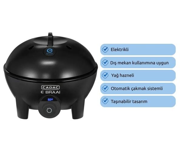 Aygaz Cadac Ebraai 40 Elektrikli Barbekü