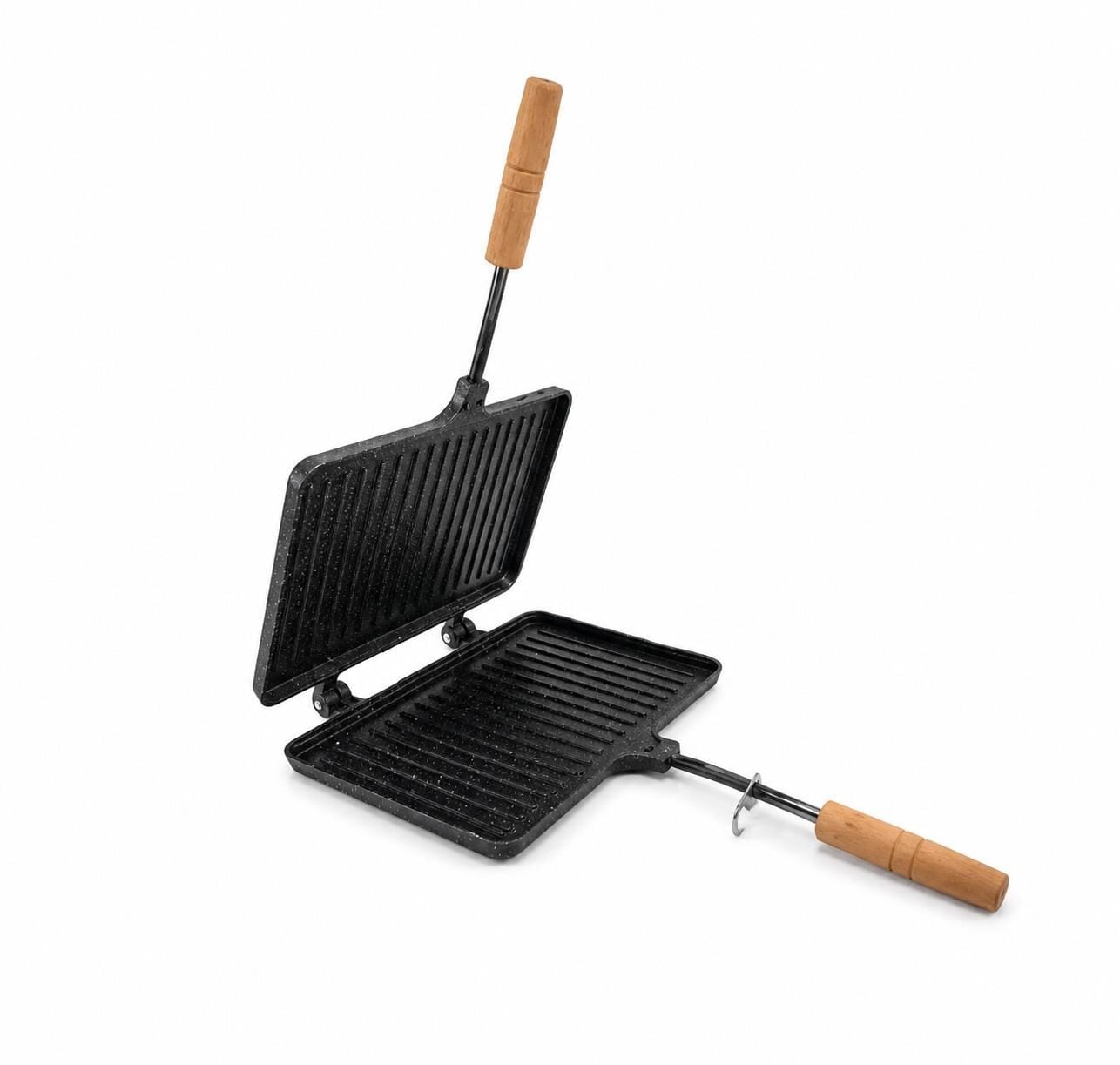 Madfox Madfox GrillPress Granit Döküm Çift Taraflı Tost & Izgara Tavası En Ucuz Fiyatları ve Özellikleri