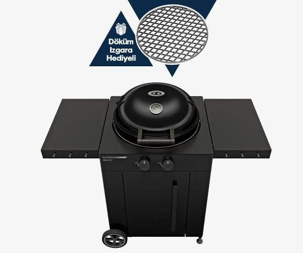 Aygaz Arosa 570 G EVO Yeni Nesil Siyah Barbekü - Döküm Izgara Hediyeli