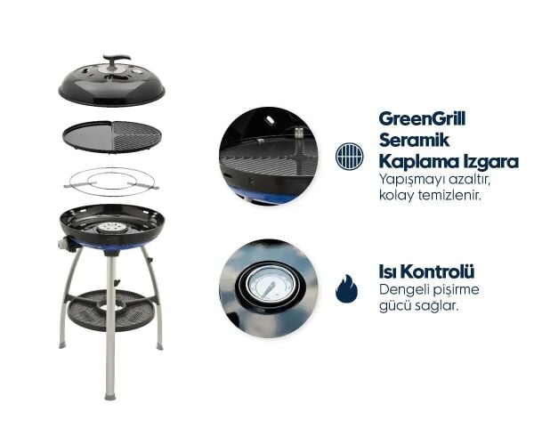 Aygaz Cadac Carri Chef 50 Barbekü - Plancha