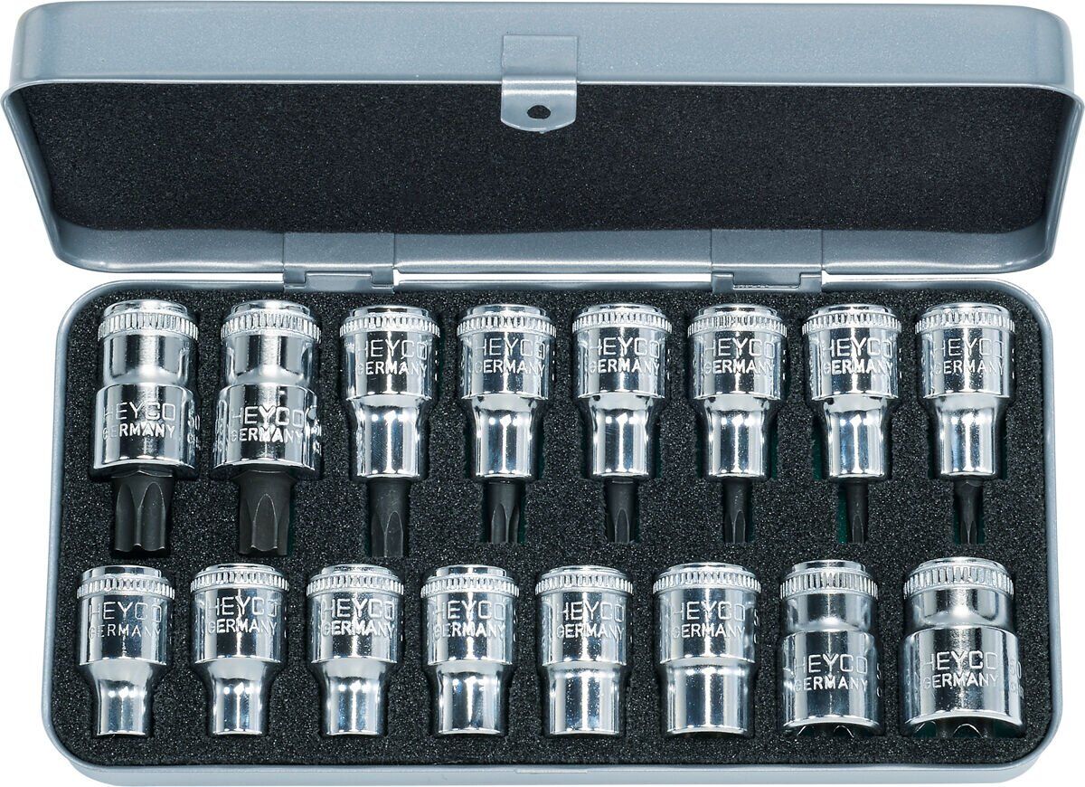 Heyco 1/2 Lokmalı Torx 16'Li Takım