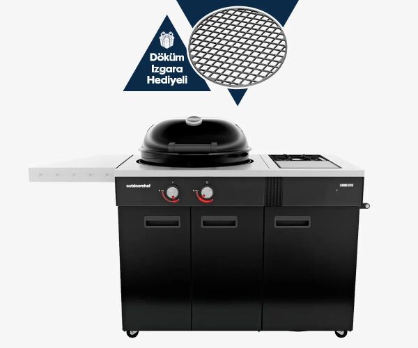Aygaz Lugano 570 G EVO II Yeni Nesil Barbekü - Döküm Izgara Hediyeli