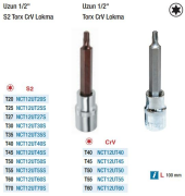 NT Tools 1/2'' Torx Uzun Lokmalar (Ölçü Seçeneklerine Bakınız)