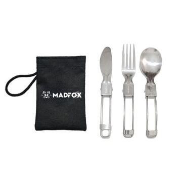 Madfox Heavy Duty 3IN1 Katlanır Çatal Kaşık Bıçak Seti